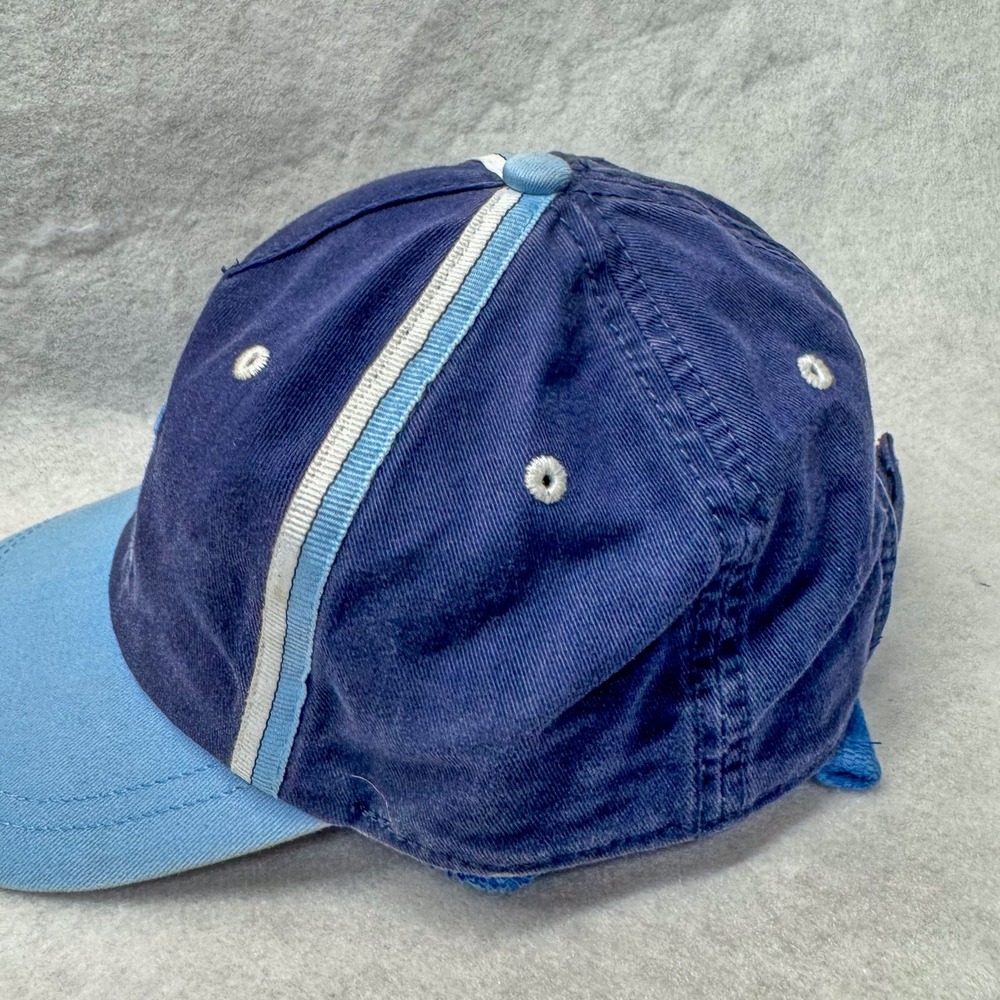 Tommy Hilfiger Hat Cap Strap Back Navy Blue Light Blue H Embroidered Mens Youth - Picture 5 of 8